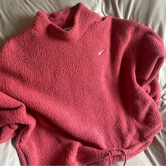 XXL Nike Pink Sherpa fleece jogger set - Picture 2 of 8